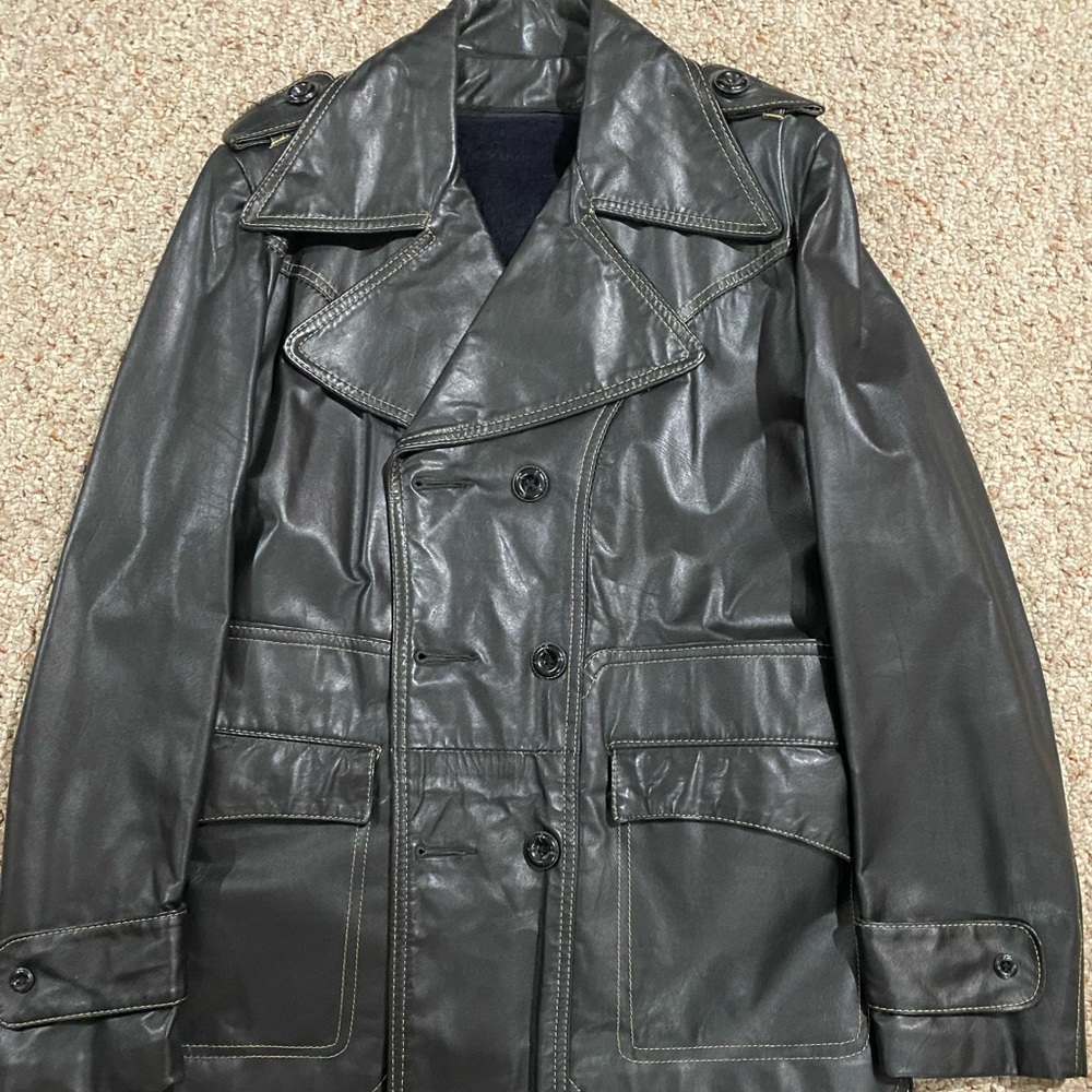 Vintage Leather Coat